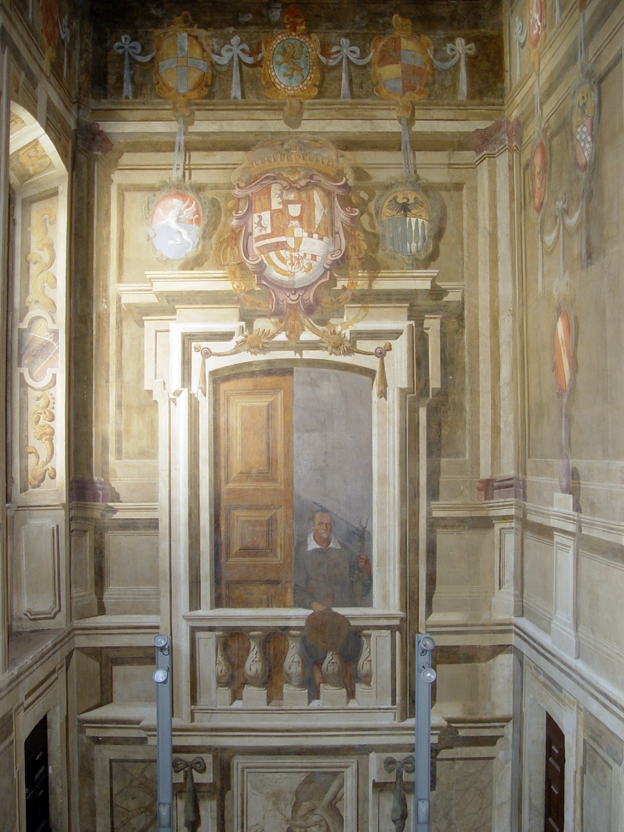 Veduta generale dello Scalone d’accesso al piano superiore (Fototeca ISAL) 