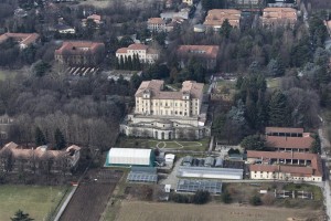 Le fotografie da elicottero di Villa Pusterla