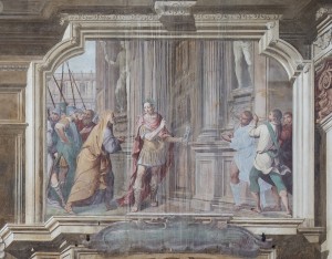 5 Augusto che chiude le porte del tempio di Giano instaurando la pace